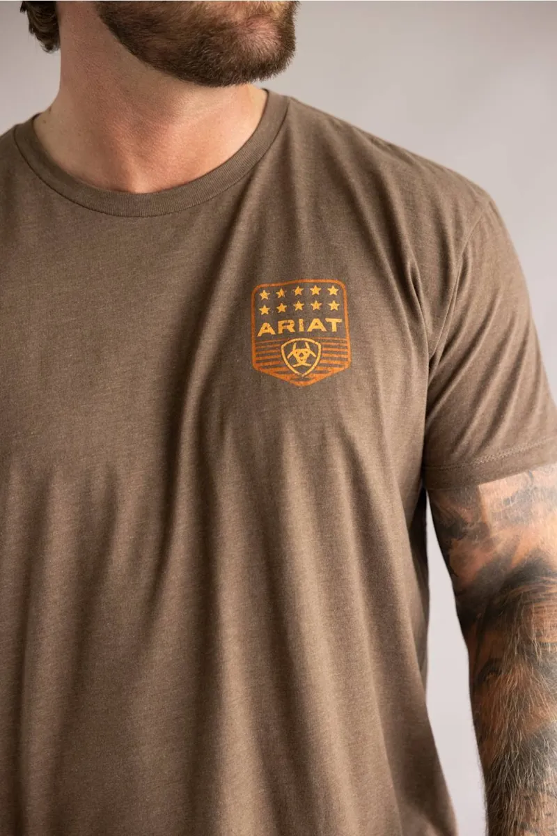 Ariat Mens Stripe Patriotic Badge T-Shirt-1