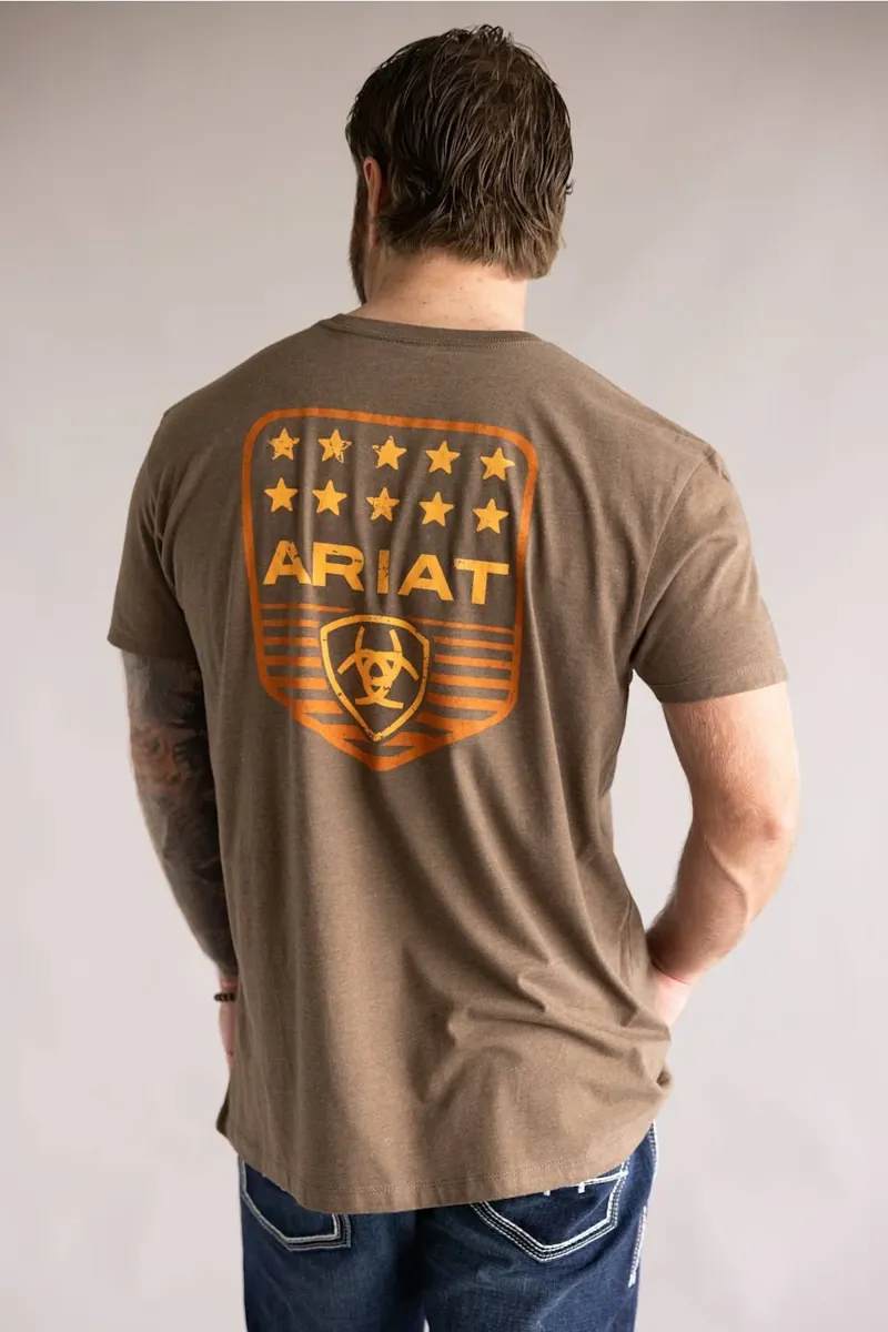 Ariat Mens Stripe Patriotic Badge T-Shirt-2