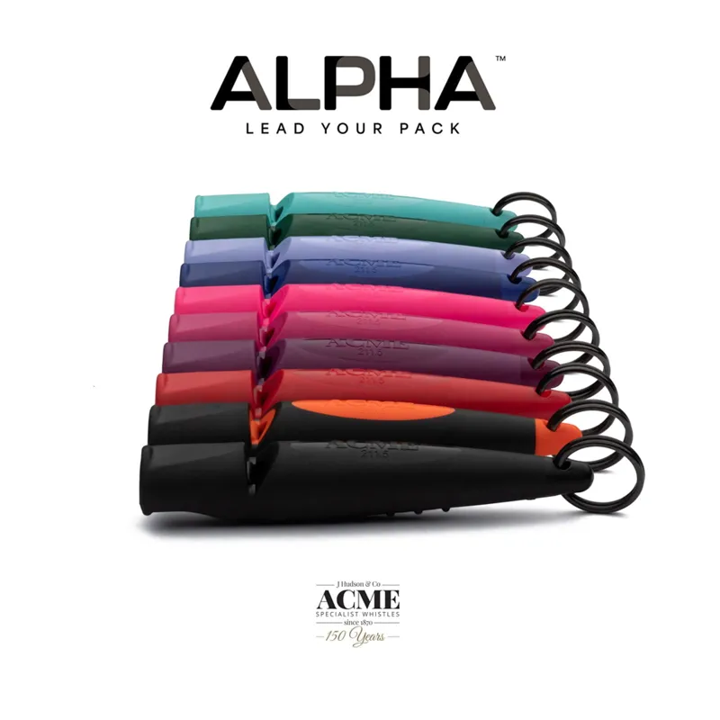 Dog And Field ALPHA 210.5 Dog Whistle in Orange/Black-1