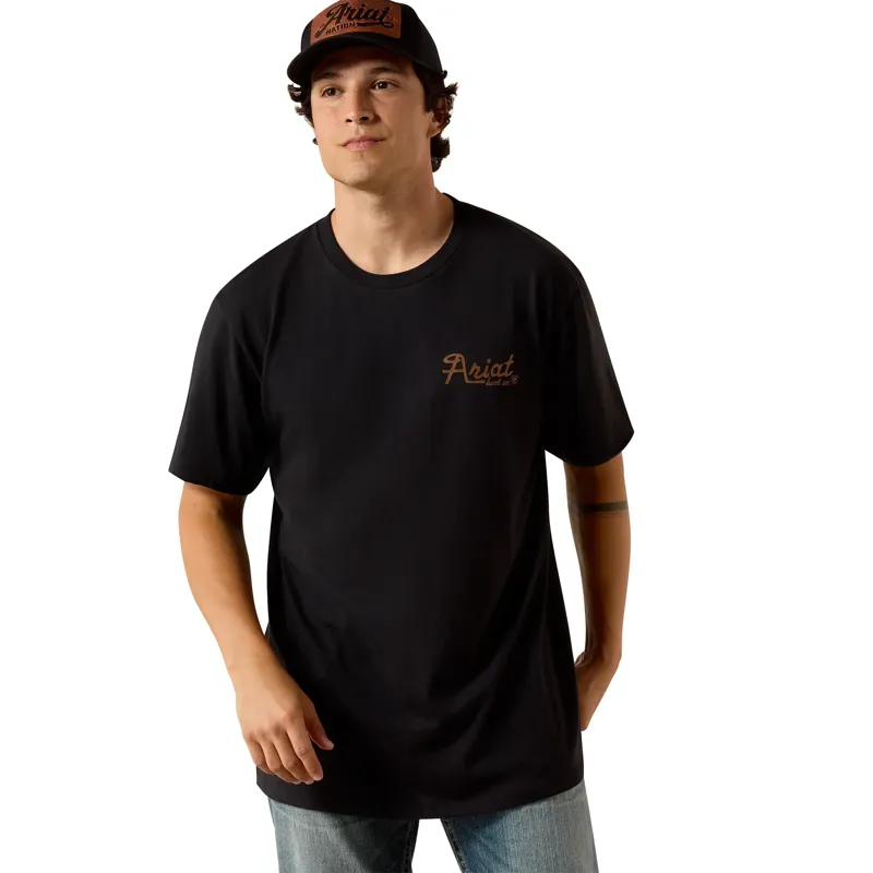 Ariat Cowmooflage Classic Fit Men's T-Shirt in Black-1