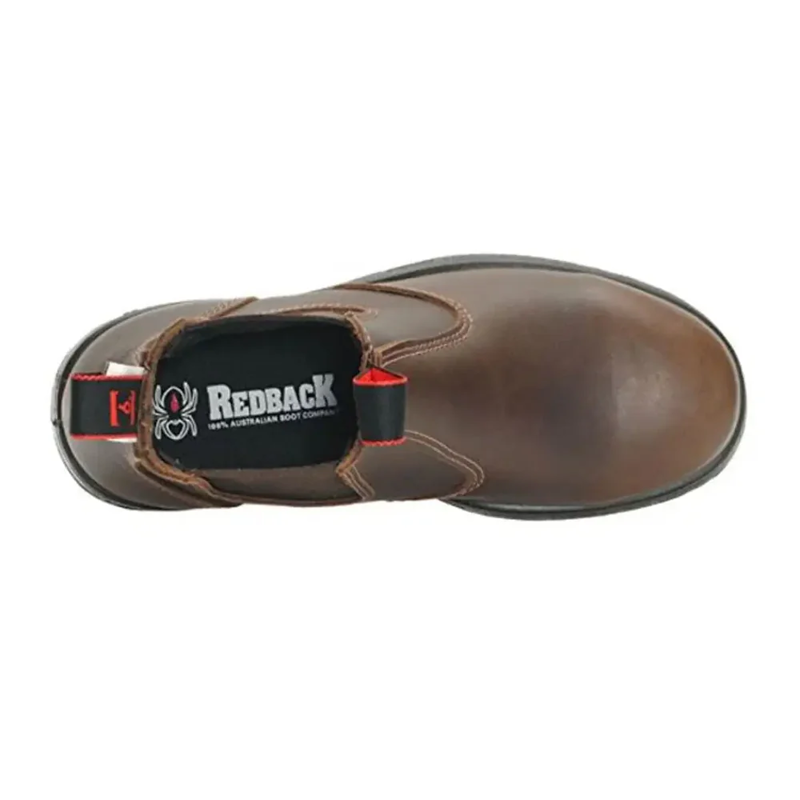 Redback Bobcat Soft Toe Boots in Jarrah Brown-1