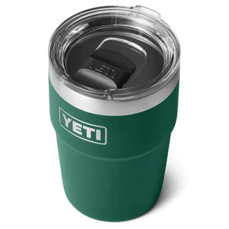 YETI Rambler 16oz Stackable Cup - Black Forest Green-1